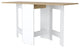 Kailua Folding Dining Table, White/Macadamia
