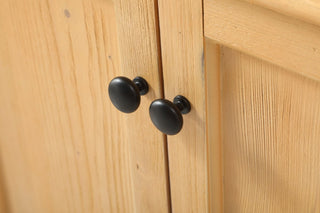 Home Living Vanity with Carrara White Marble Countertop, Natural Wood, 40", Single Sink