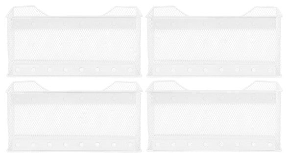 YBM Home Wire Mesh Magnetic Storage Baskets for Home Office, Set of 4