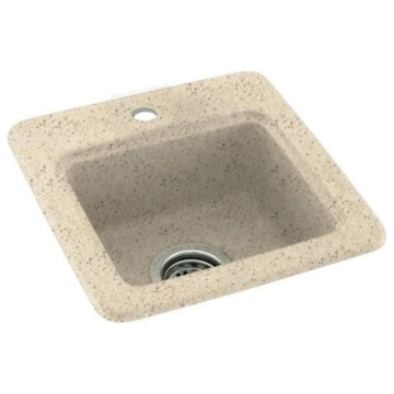 Swan, Bar Sink, 15"x15"x6", Tahiti Desert