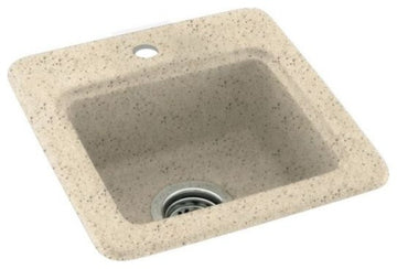 Swan, Bar Sink, 15"x15"x6", Tahiti Desert