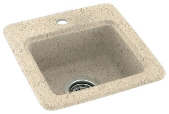 Swan, Bar Sink, 15"x15"x6", Tahiti Desert