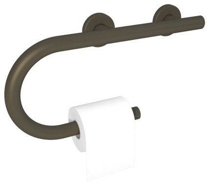 Life Line, Designer Toilet Paper Holder, Oil Rubbed Bronze, Left Hand