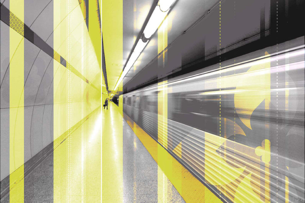 "Underground" Fine Art Canvas Print, 45"x30"