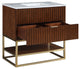 Monad Bathroom Vanity, Walnut, 36" Wide