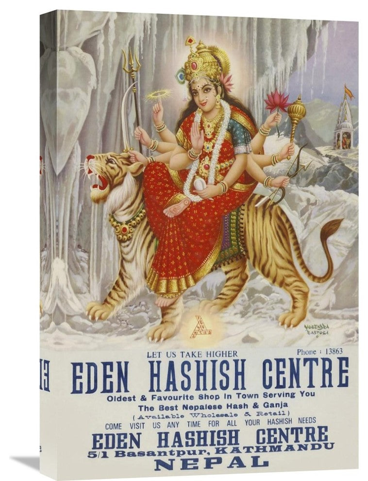 "Vintage Vices: Eden Hashish Center" Canvas Giclee by Vintage Vices, 16"x24"