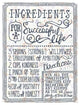 "Ingredients For Life Ditzy Floral I" Digital Paper Print by Mary Urban, 38"x50"