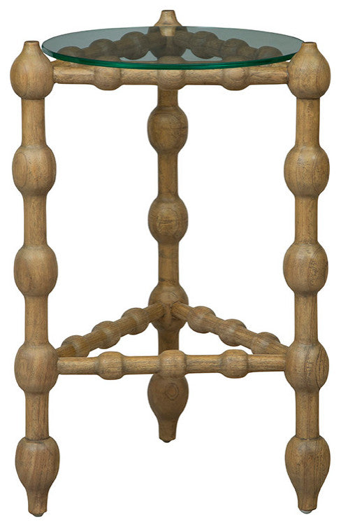 Marcos Oak End Table, Natural