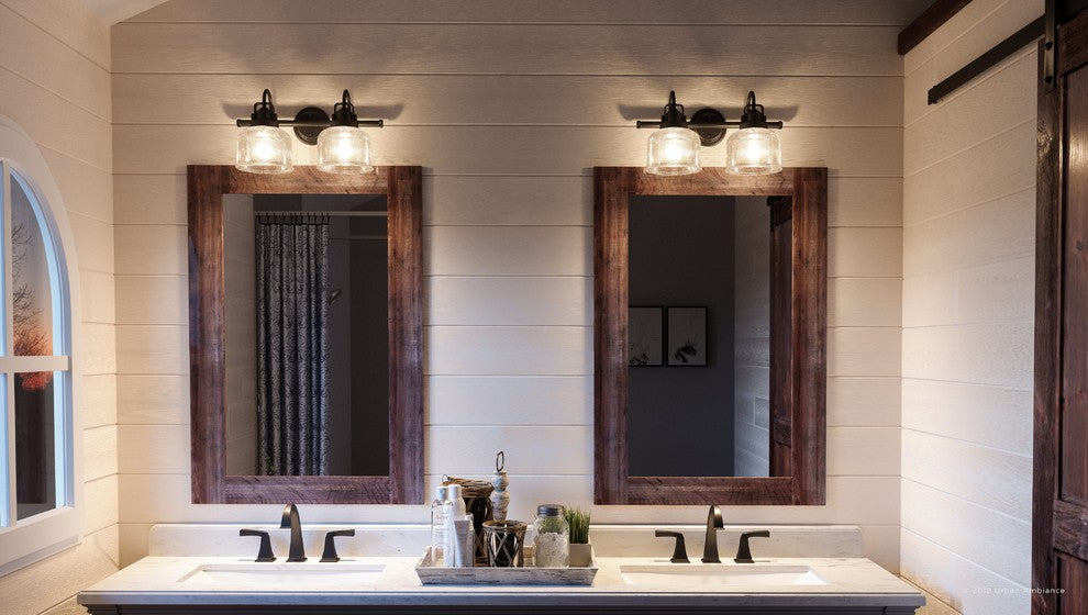 Luxury Industrial Bath Vanity Light, Harlow Series, Fashion Bronze