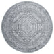Safavieh Adirondack Collection, ADR108 Rug, Light Grey/Dark Grey, 6' Round