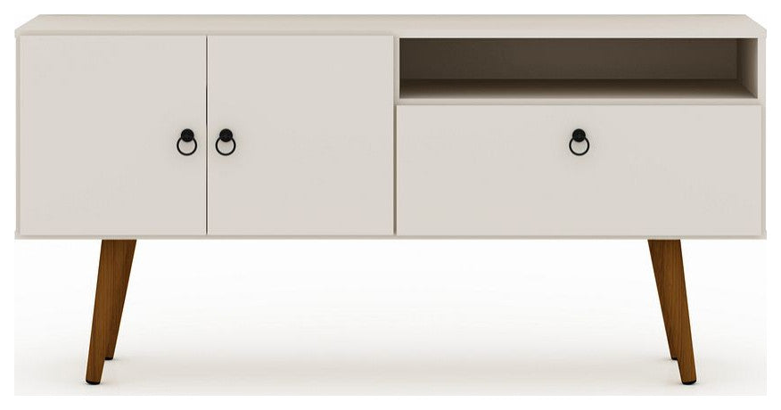Tribeca 53.94 TV Stand in Off White