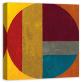 Red Circle 24x24 Canvas Wall Art