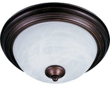 Maxim Lighting Essentials 1-Light Flush Mount in Oil Rubbed Bronze - 5840MROI