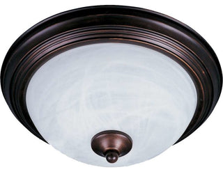 Maxim Lighting Essentials 1-Light Flush Mount in Oil Rubbed Bronze - 5840MROI