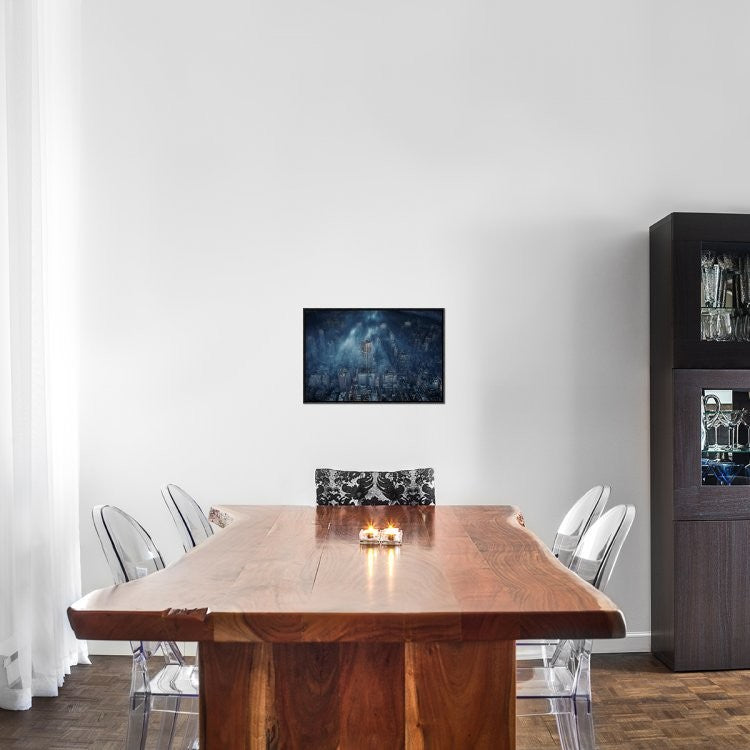 "Nyc" Framed Canvas Giclee by Leif Londal, 23x16"