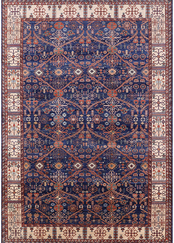 Ahgly Company Indoor Rectangle Mid-Century Modern Area Rugs, 5' x 8'