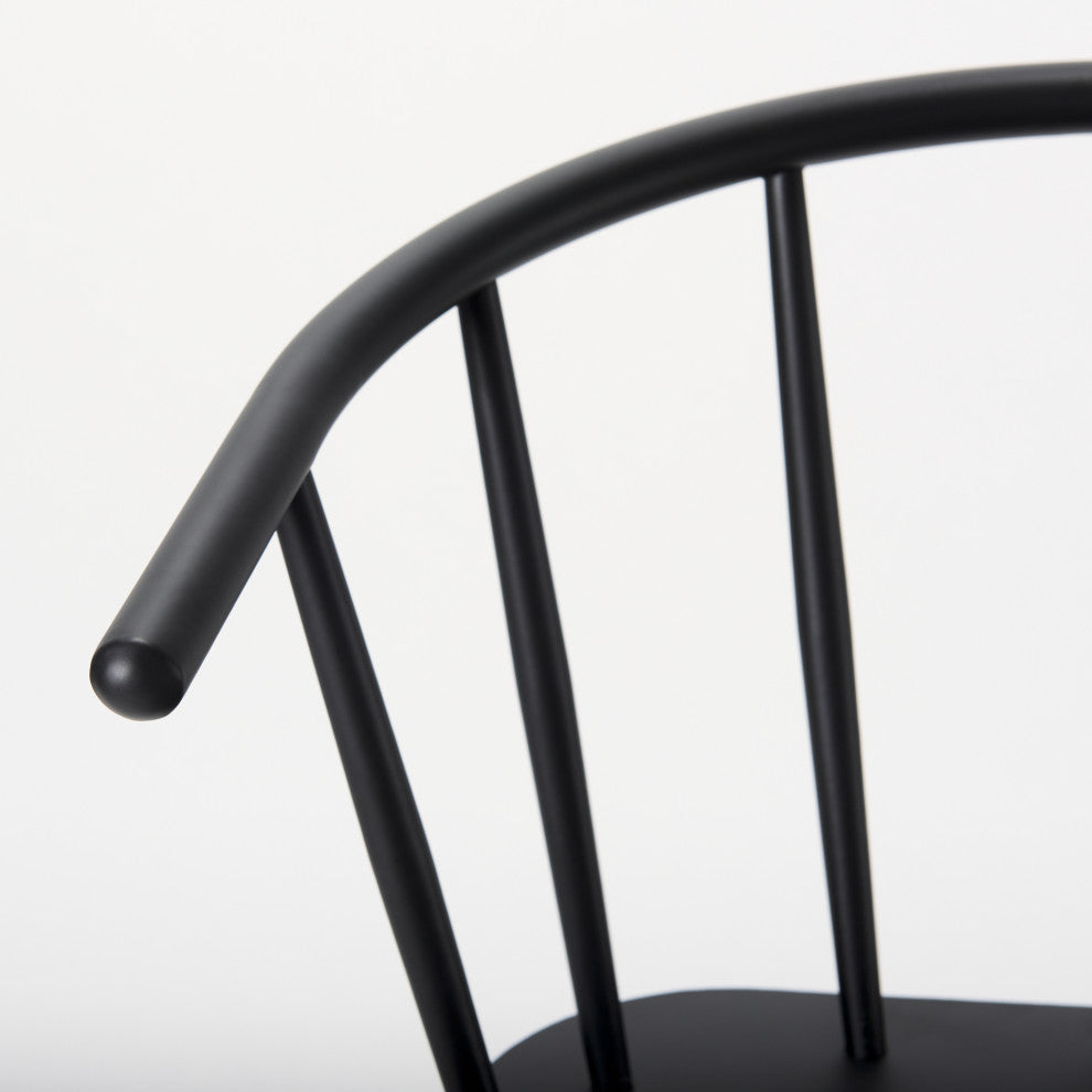 Colin Black Metal Counter Stool