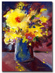 'Yellow Flowers' Canvas Art by Sheila Golden