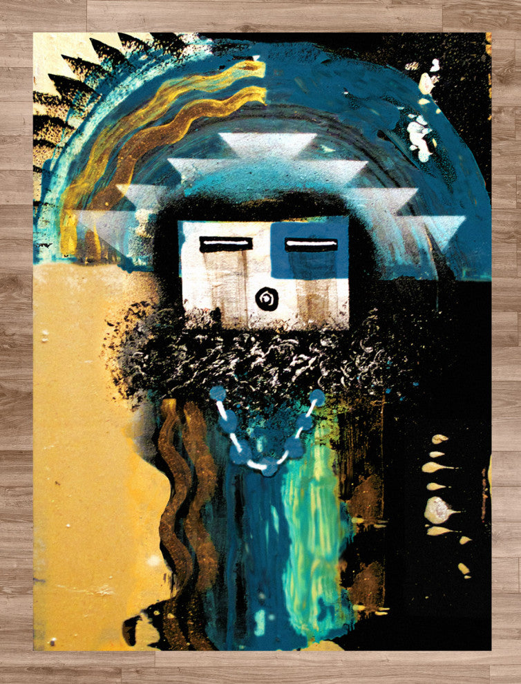 Boogie, Blue, 2'x8'