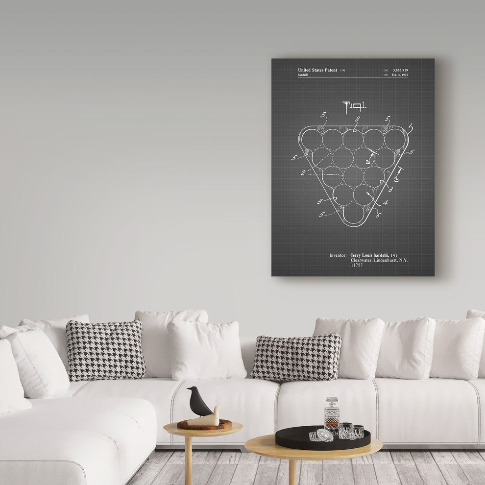 "Billiard Ball Rack" by Cole Borders, Canvas Art, 32"x24"