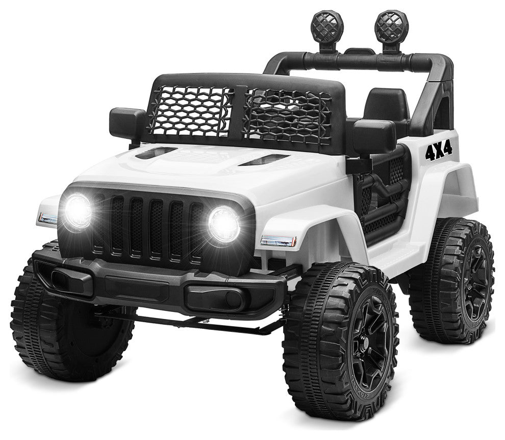 12V Battery Powered Electric Ride-On SUV MP3, Bluetooth, White