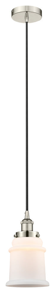 Innovations 616-1PH-PN-G181 1-Light Mini Pendant, Polished Nickel