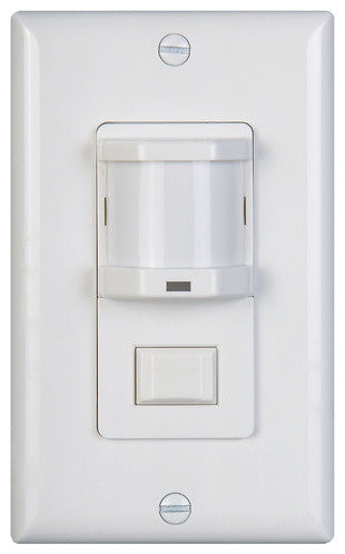 NICOR Wall Mount Vacancy Motion Sensor, White