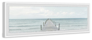 "Endless Ocean" Framed Painting Print, 45x15