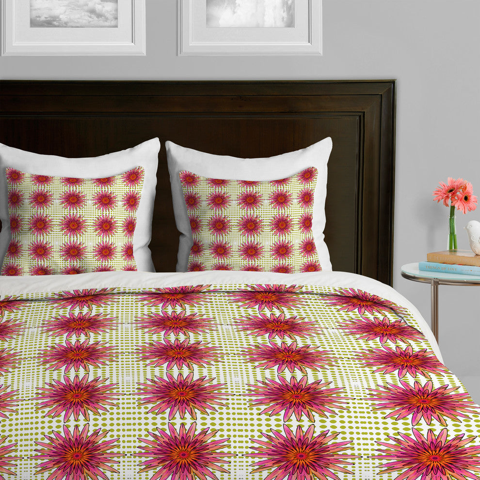 Deny Designs Ingrid Padilla Pretty Pinkies Duvet Cover-Lightweight