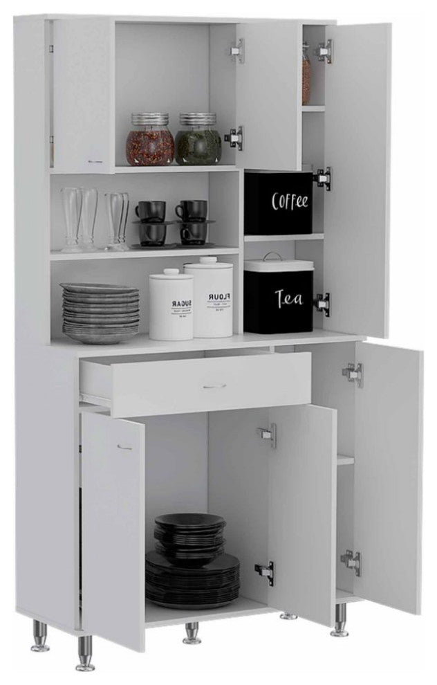 Kitchen Pantry Piacenza, Kitchen, White