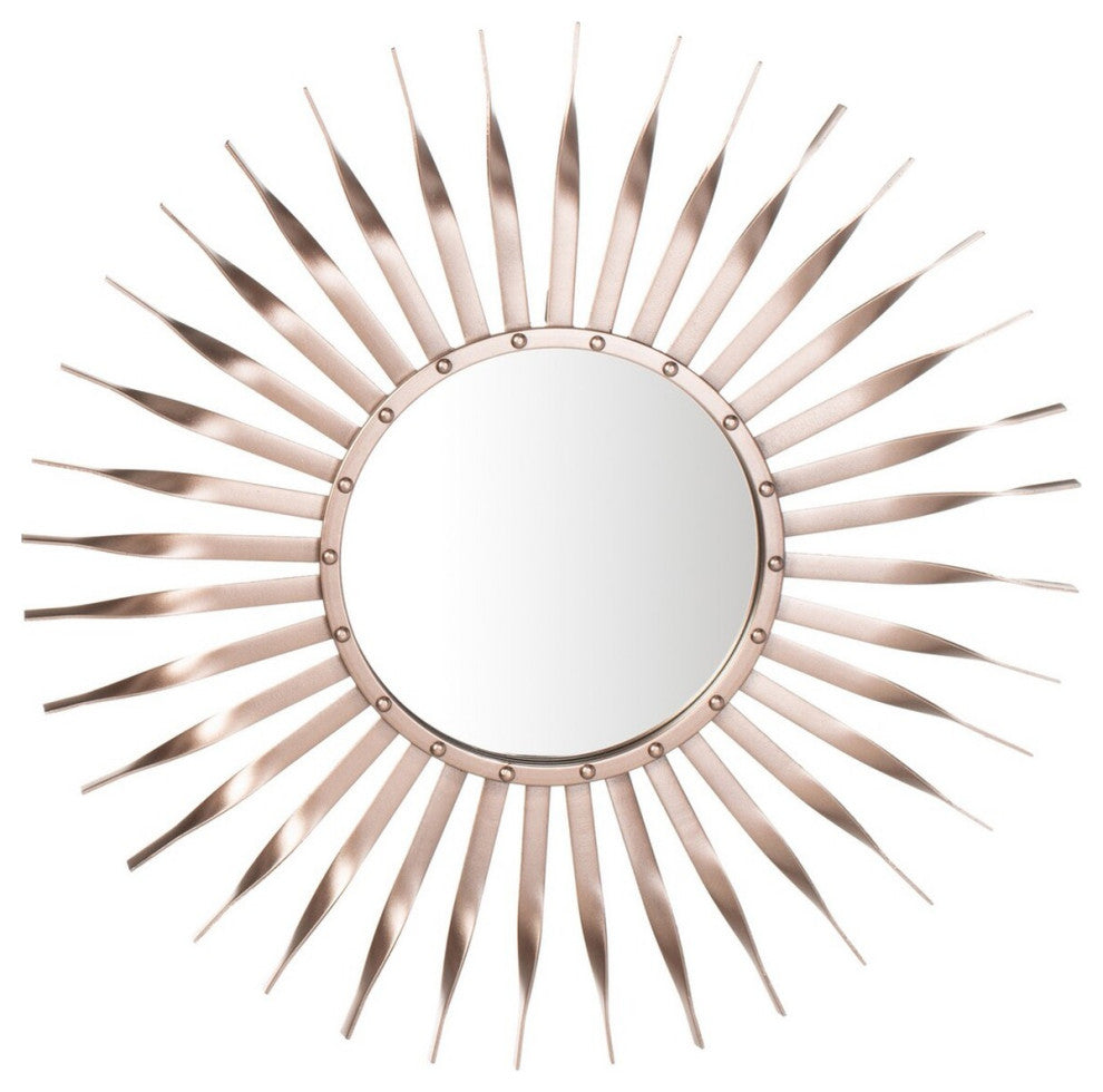 Safavieh Marlene Sunburst Mirror Rose/Gold