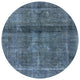 Ahgly Company Indoor Round Mid-Century Modern Area Rugs, 4' Round