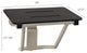 Folding Wall Mount Shower Seat Bench, ADA Compliant, Matte Black, 30"