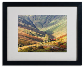 'Connemara Ireland' Matted Framed Canvas Art by Pierre Leclerc
