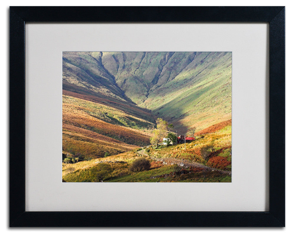 'Connemara Ireland' Matted Framed Canvas Art by Pierre Leclerc