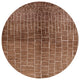 Ahgly Company Indoor Round Mid-Century Modern Area Rugs, 4' Round
