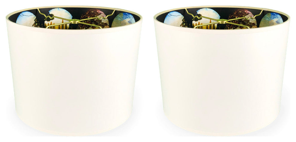 Royal Designs Modern Trendy Decorative 2-Sided Silhouette Hardback Lampshade, Fo