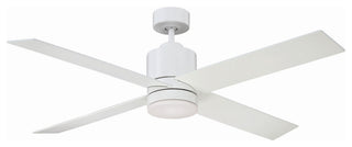 52" LED Ceiling Fan, White