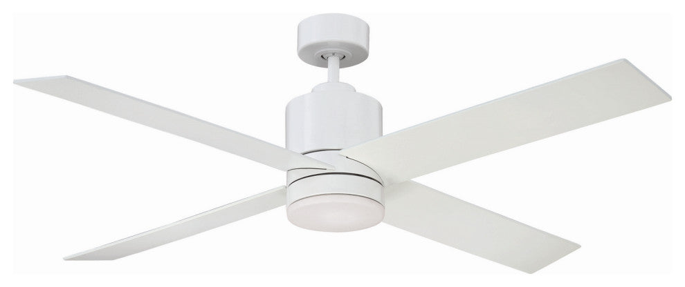 52" LED Ceiling Fan, White