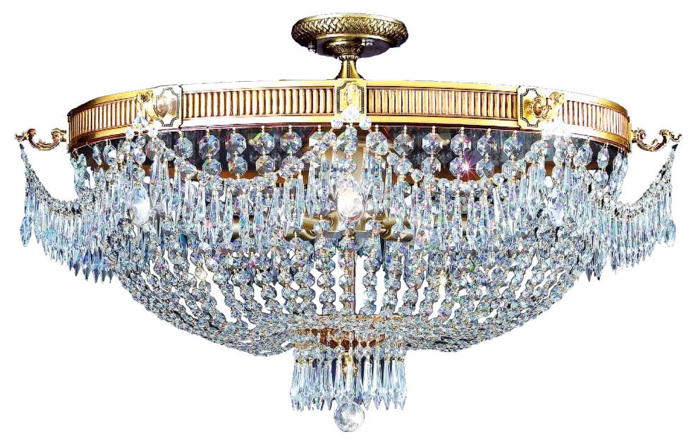 Artistry Lighting Empire Collection Crystal Chandelier, 36x22