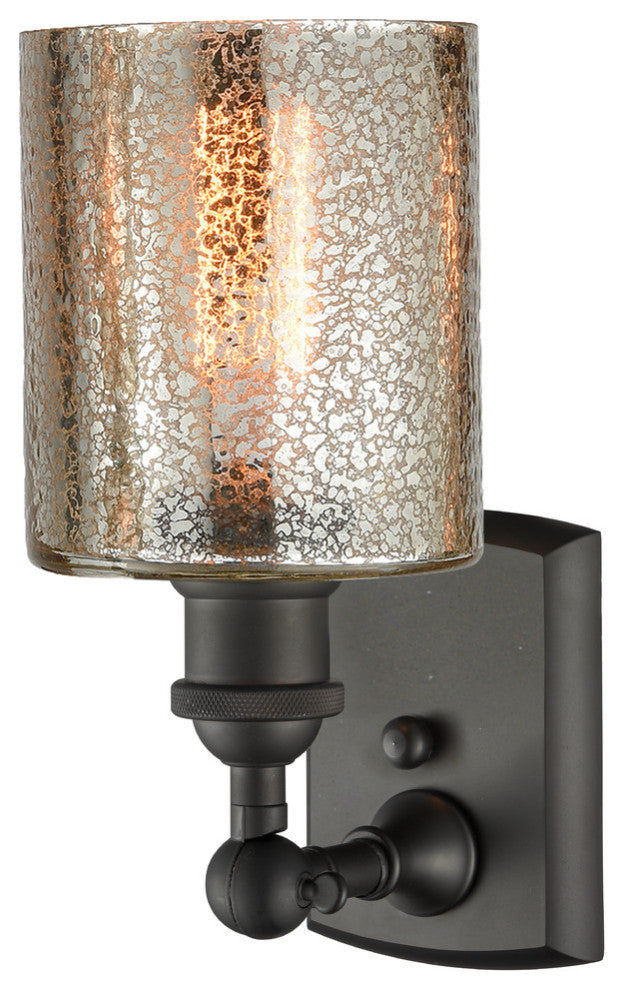 Cobbleskill 4-Light LED Sconce, Oil Rubbed Bronze, Glass: Mercury