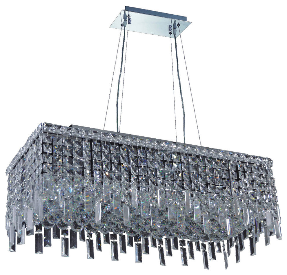 Drop Light Rectangle Artistry Lighting Maxim Rectangle Drop Collection Crystal Chandelier C