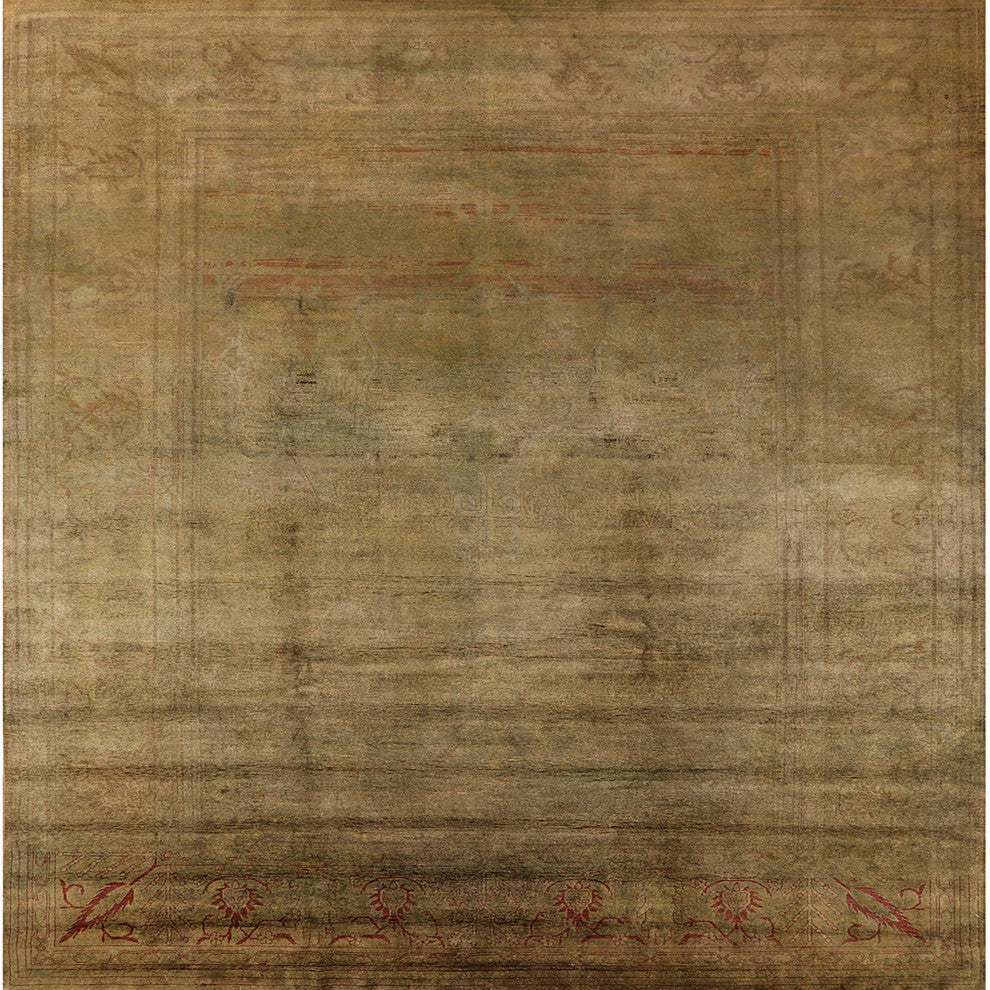 Ahgly Company Indoor Square Mid-Century Modern Area Rugs, 3' Square