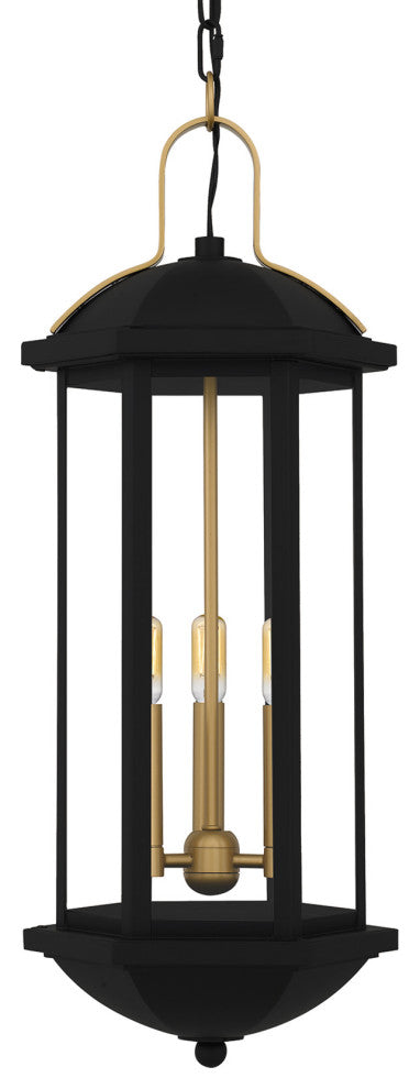 Quoizel CFD1910 Crestfield 3 Light 10"W Outdoor Mini Pendant - Matte Black