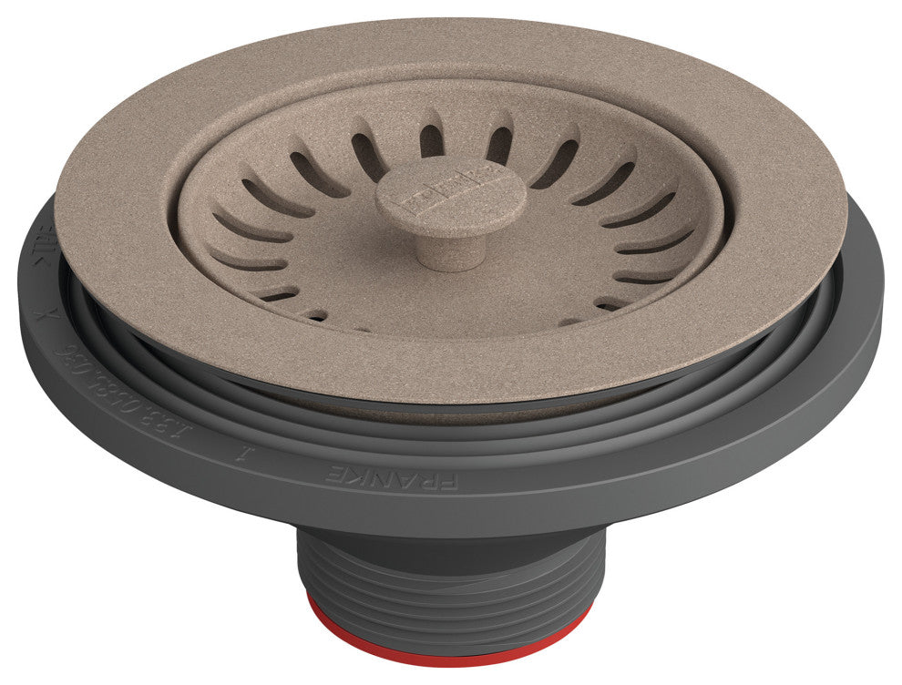 Franke 900 Colorline 3-1/2" Basket Strainer - Oyster