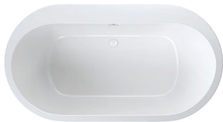PROFLO PFFSO6636A Borealis 66" Acrylic Soaking Tub - White