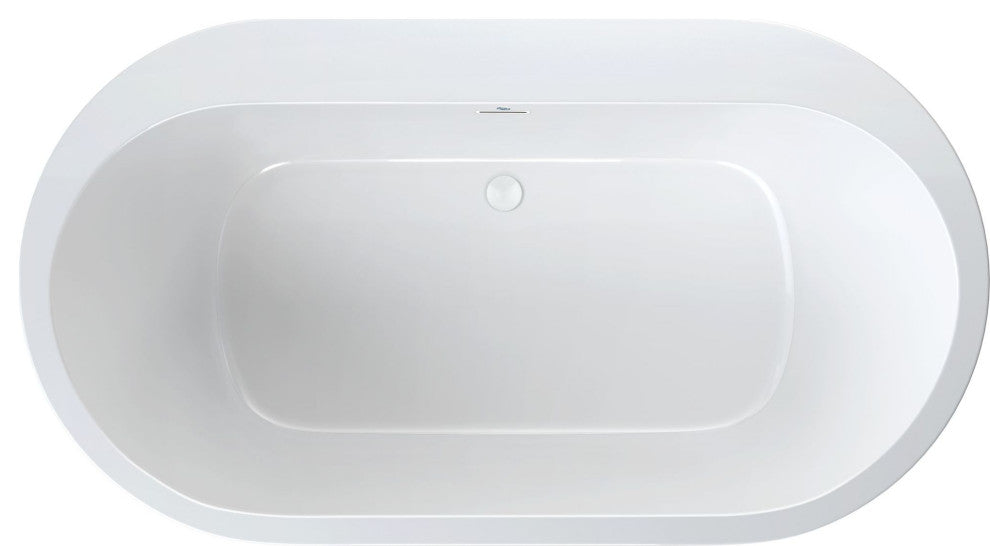 PROFLO PFFSO6636A Borealis 66" Acrylic Soaking Tub - White