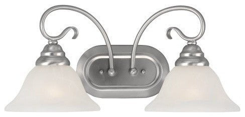 Livex Lighting 2 Light Brushed Nickel Bath Light - 6102-91