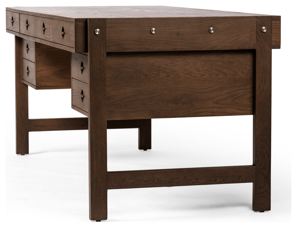 Oakley Desk-Dark Toasted Oak