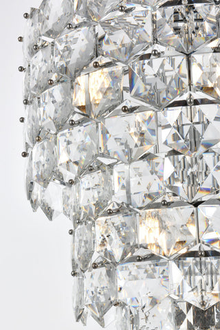 Home Living 30" Chandelier, Chrome